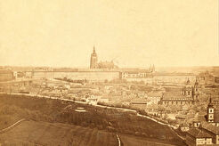 Pohled na Pražský hrad (1863)