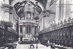 Interior de la Iglesia Catetral (1908)