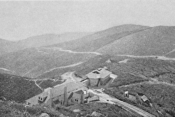 View from summit of mount Tamalpais hotel at terminus (1900)