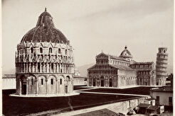 Duomo, Battistero e campanile dall'alto (1880)