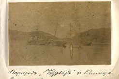 Пароход "Курьеръ" и клиппер "Стрелокъ" (1880)