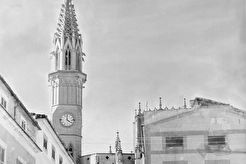 Manacor. Plaça d'es Cos. Iglesia Nuestra Senyora dels Dolors (1950)