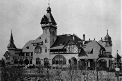 Südparkwirtschaft Hauptgebäude Parkansicht, Kleinburg-Breslau (1900)