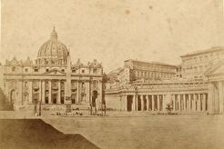 Piazza e Basilica di San Pietro (1852)