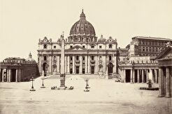 Piazza e Basilica di San Pietro (1860)