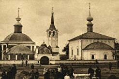 Церкви Николая Чудотворца и Входа Господня в Иерусалим с колокольней (1900)
