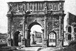 Arco di Costantino (Триумфальная арка Константина) (1870)