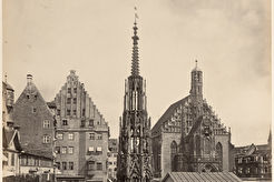 Schöne Brunnen und Frauenkirche (1850)