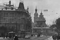 Вид на площадь Воссоединения (1960)