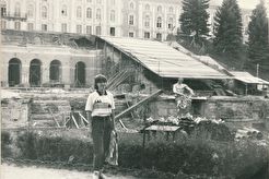Большой каскад во время реставрации (1991)