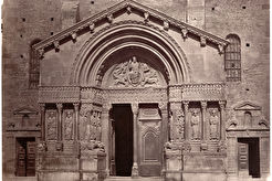 Portail de l'église de St Trophime à Arles (XIIe siècle) (1856)