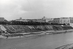 Омск. Вид с правого берега Оми (1960)