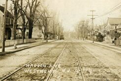 Westmont. Haddon Avenue looking towards Collingswood from Crystal Lake Avenue (1900)