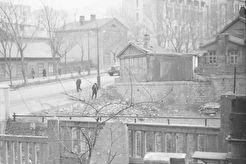 Колхозная улица в районе виадука в межсезонье (1960)