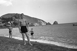 Вид на Адалары и гору Аю-Даг (1960)