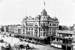 Old Maison Blanche Department Store building on Canal Street (1898)