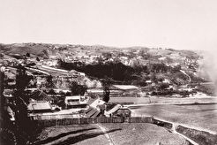 Предместье Поплавы и Бернардинское кладбище (1866)