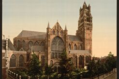 Cathedrale de St. Sauveur. Bruges (1890)