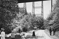 Glen Road bridge from Rosedale Ravine (1907)
