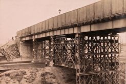 Марьина Роща. Вид на мост через Виндавскую железную дорогу (1905)