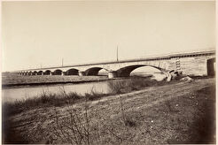 Viaduc sur la Durance, près d'Avignon (1866)