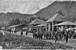 Russischen Gefangenen lager in St. Leonhard bei Salzburg (1900)