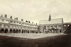 Cambridge. Nevile's Court, Trinity College (Dining Hall and Cloisters) (1865)
