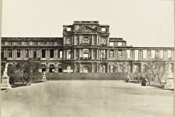 Vue des Tuileries après l'incendie de 1871 (1880)