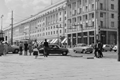 Skrzyżowanie Alei Jerozolimskich i ul. Kruczej (1960)