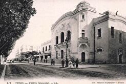 Tunis. Avenue Jules-Ferry : Théâtre Municipal (1905)