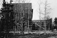 Поликлиника на станции Эйхе, строительство (1930)