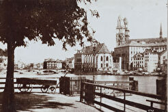 Blick vom Bauschänzli (1865)