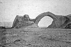 Остатки моста на Зеравшане и водоотделитель (1900)