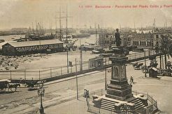 Panorama del Paséo Colón y Puerto (1900)