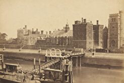 Lambeth palace & Church (1850)