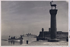 Остров Родос. Вход в гавань (1930)