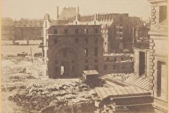 Démolition des maisons de la place du Carousel (1852)