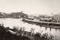 Панорама города от предместья Снипишки (1865)