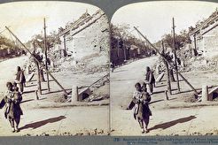 Ruins of French Legation,on Legation Street - Peking,China (1900)