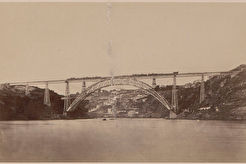Pont Maria Pia sur le Douro à Porto (1877)