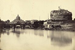 Ponte e castel Sant'Angelo (1850)