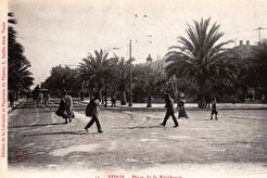 Tunis.&nbsp;Place de la Résidence (1900)