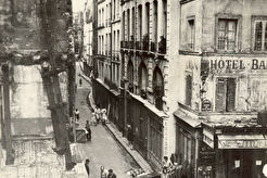 Barricade, rue de la Huchette (1944)