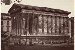 Nîmes. Maison Carrée (1856)