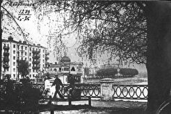 Свердловск. Вид из сквера на павильон велосипедистов (1931)