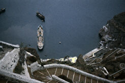 Santorini Phira harbor (1961)