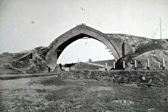 Остатки моста на Зеравшане (1900)