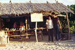 "Mr. John’s Restaurant" on Nai Harn Beach (1976)