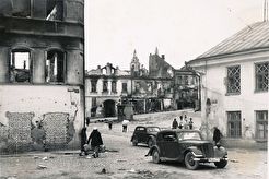 Скрыжаванне вуліц Нямігі і Школьнай (1941)