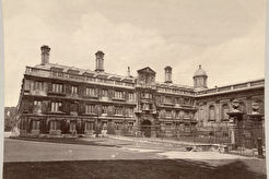 Cambridge. Clare College Entrance (1865)